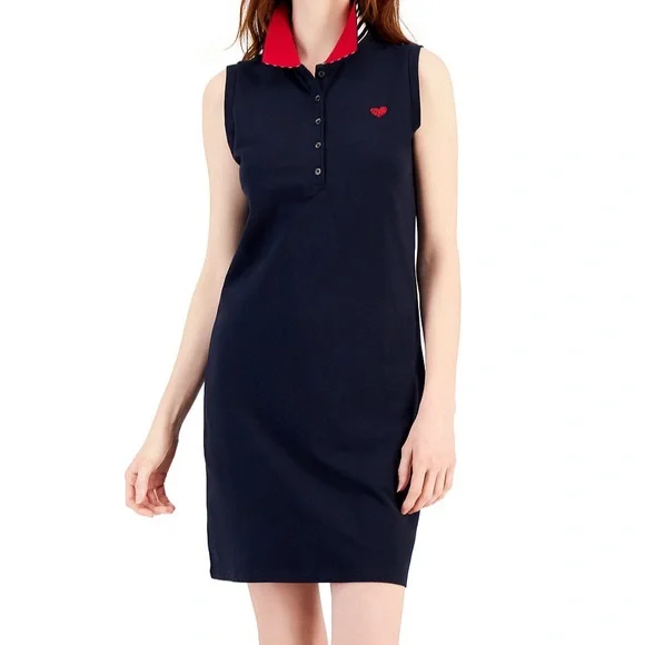 Tommy Hilfiger | Dresses | Tommy Hilfiger Cotton Spandex Knit Polo Dress Navy Womens Xxl New 7 Sleeveless | Poshmark Tommy Hilfiger | Dresses | Tommy Hilfiger Cotton Spandex Knit Polo Dress Navy Womens Xxl New 7 Sleeveless | Poshmark